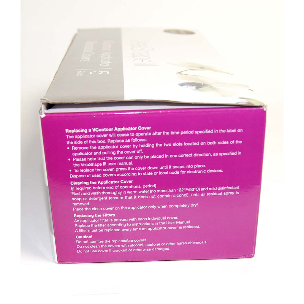 Syneron VelaShape III VContour Applicator Medium Disposable Cover KT75071 - 4Pk