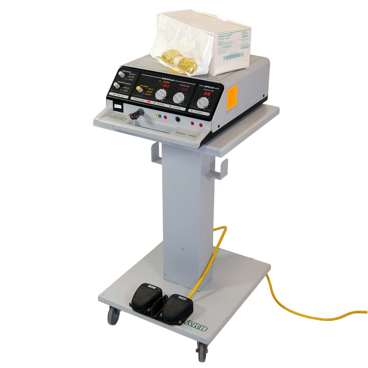 Bard System 3000 13-2040 Electrosurgical Unit ESU w/ Rocker Switch Pencils