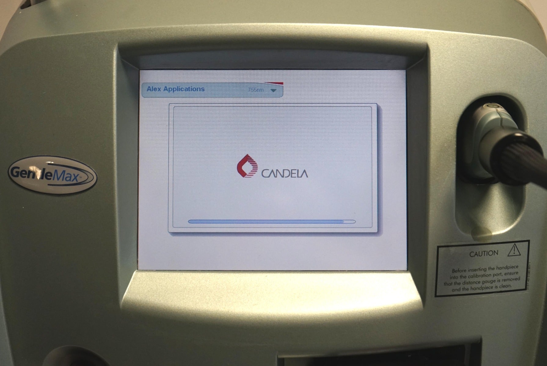 2007 Candela GentleMax Laser GMax YAG Alex 755 1064 6-18mm HR Hair Removal Vein