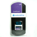 ZELTIQ CoolSculpting CoolCard BRZ-CD4-06X-024 Purple Card 16 Cycles Remaining