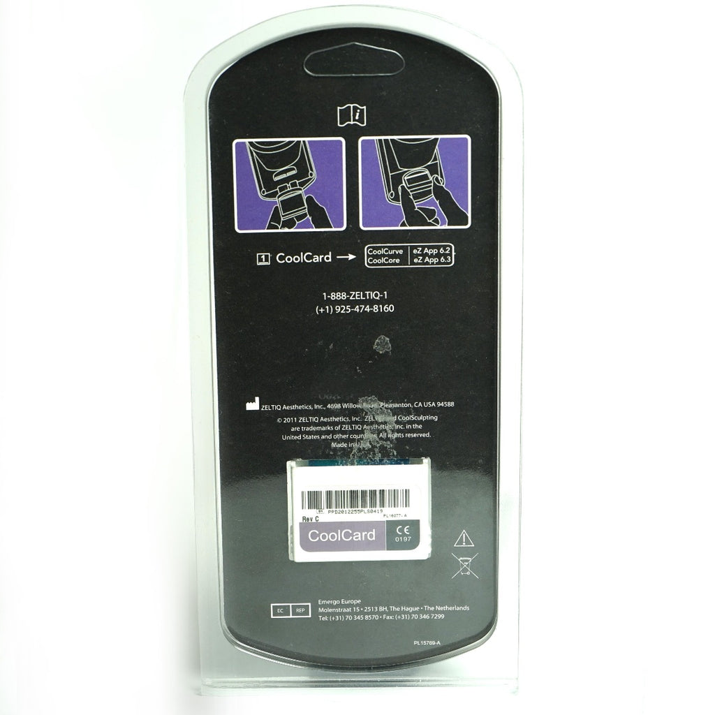 ZELTIQ CoolSculpting CoolCard BRZ-CD4-06X-024 Purple Card 16 Cycles Remaining