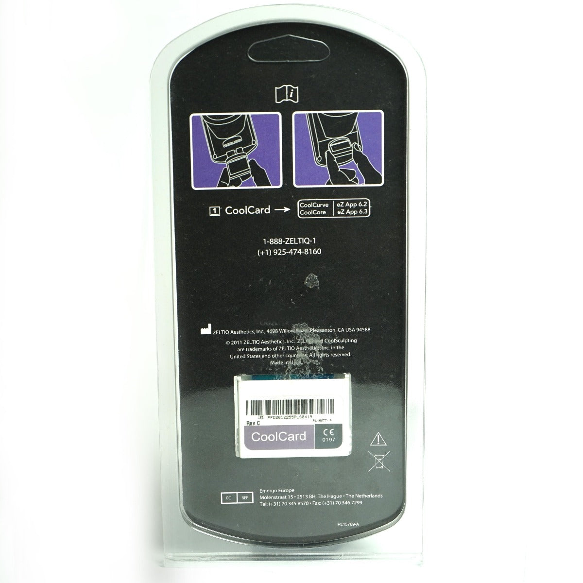 ZELTIQ CoolSculpting CoolCard BRZ-CD4-06X-024 Purple Card 16 Cycles Remaining