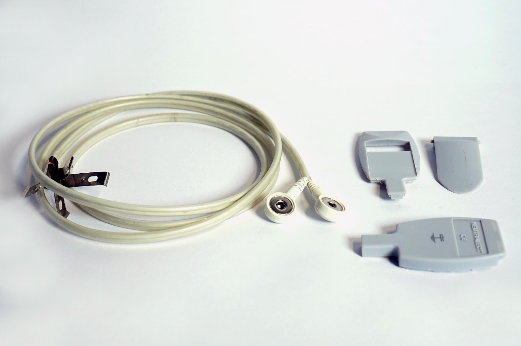 BTL Exilis Protege Neutral Electrode Pad Return CABLE Twin Pigtail - PARTS UNIT