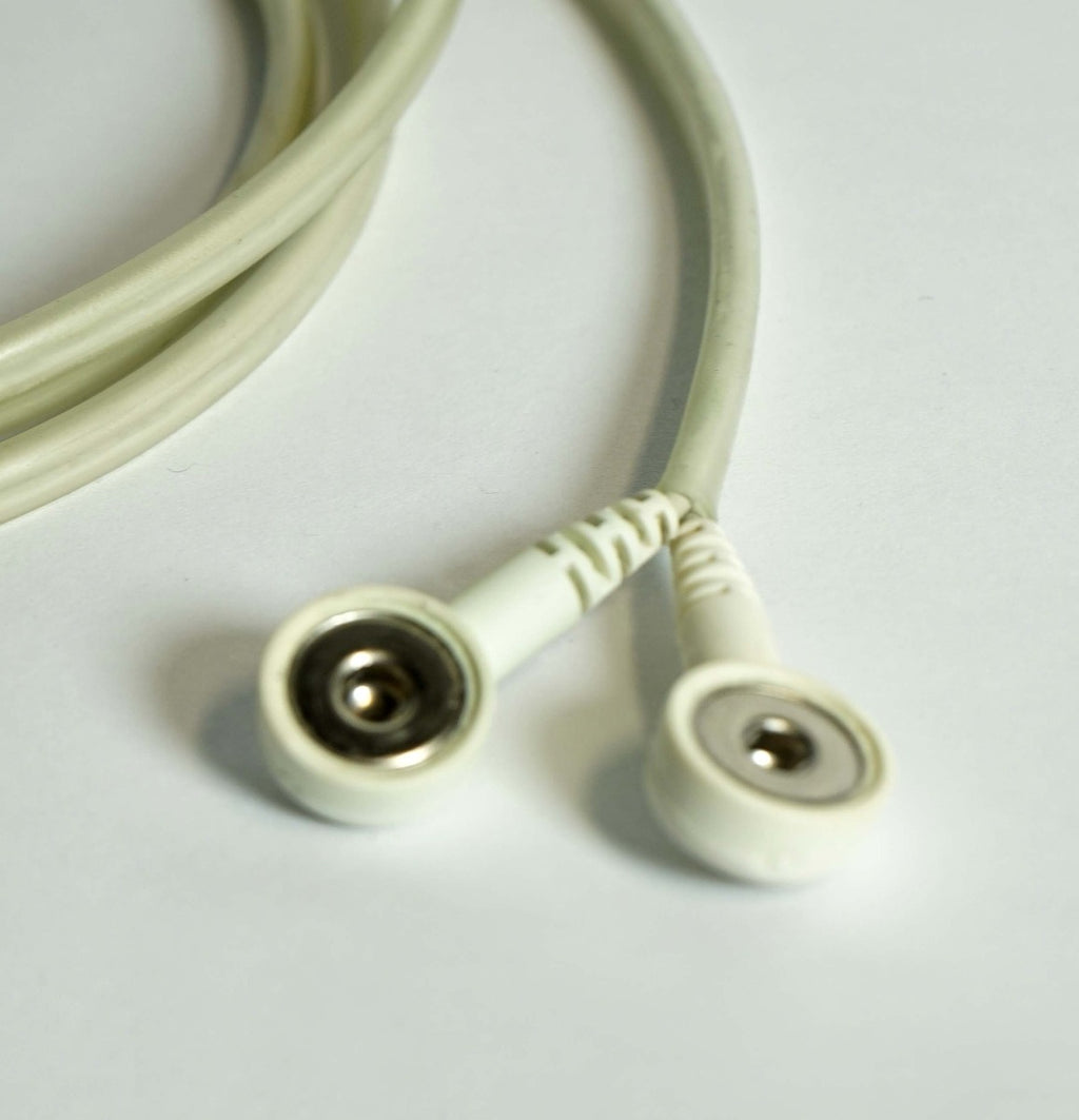 BTL Exilis Protege Neutral Electrode Pad Return CABLE Twin Pigtail - PARTS UNIT