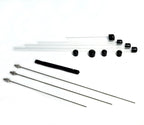 Cannula Surgical Instrument Fat Transfer Injection Straight Threaded x3 Cannulae