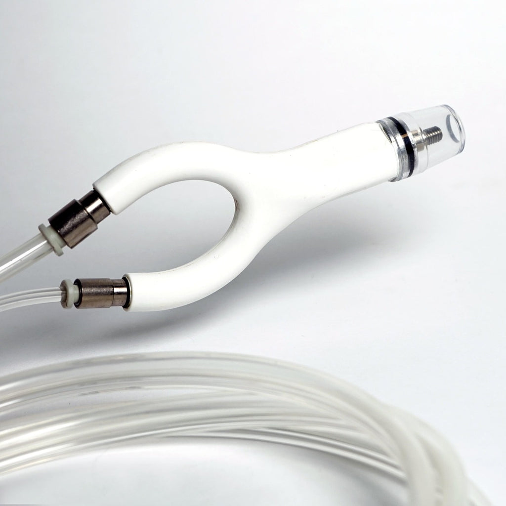 Envy Medical SilkPeel Pore Clarifying "Y" White Hand Piece A0170 w/Clear Tubing