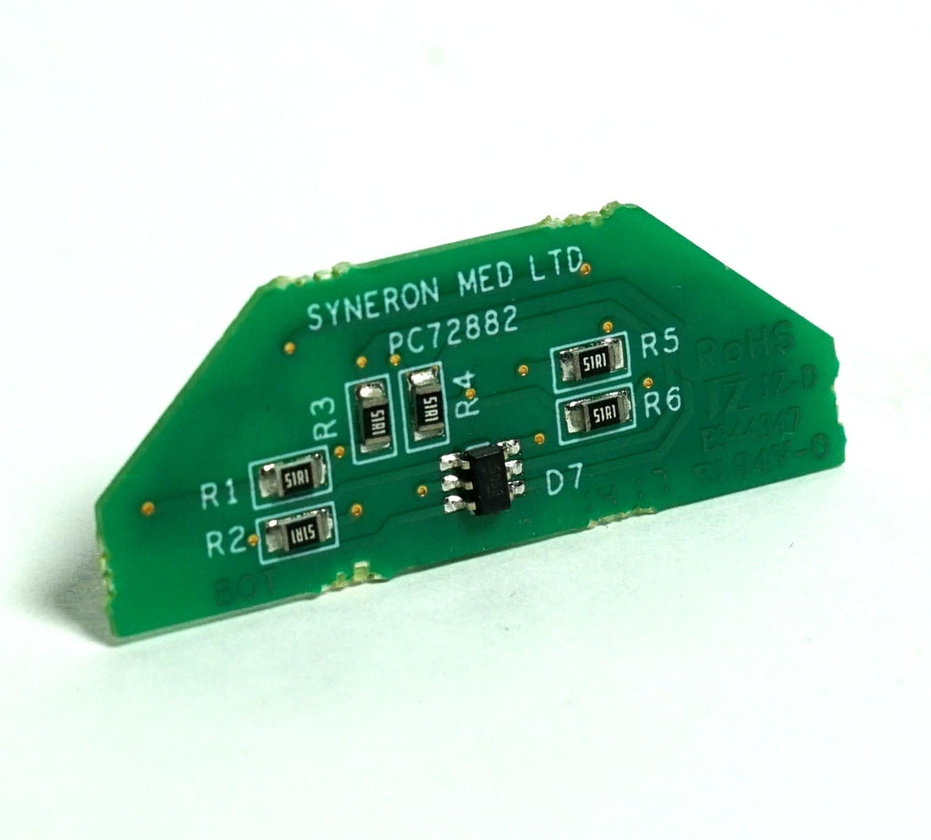 Syneron Candela Laser SRA Handpiece PCB Trigger Green PC72882 Hand Piece PARTS