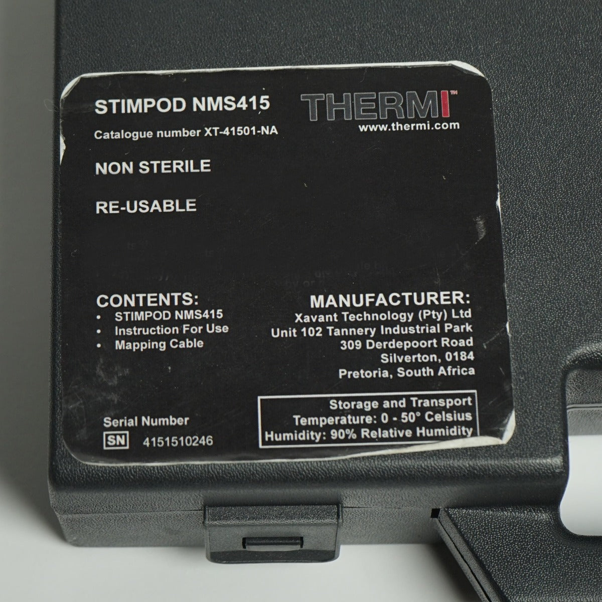 ThermiAesthetics STIMPOD NMS415 XT-41501-NA Precision Nerve Locating Device