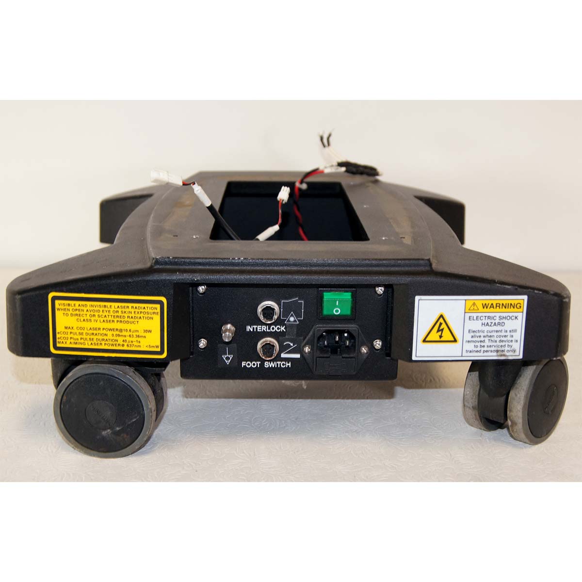 Lutronic eCO2 Multi-Functional Fractional Laser Wheel Base w/ Ports PARTS As-Is