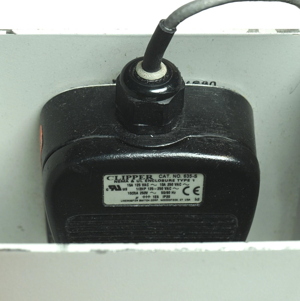 Linemaster Clipper Laser 5-Pin Electric Enclosed FootSwitch Pedal 635-S PARTS