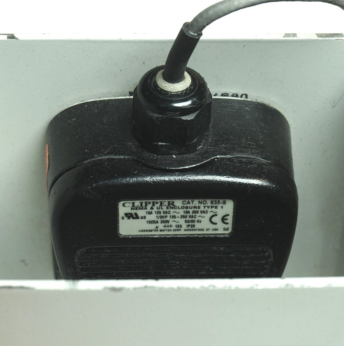 Linemaster Clipper Laser 5-Pin Electric Enclosed FootSwitch Pedal 635-S PARTS