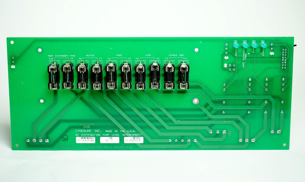 Cynosure Laser Distribution Pump Level Interconnect Board 710-0125-000 PARTS
