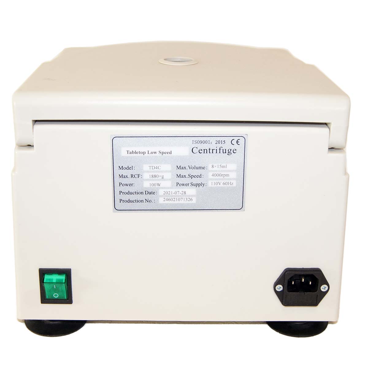 2021 MRP TD4C Tabletop PRP Centrifuge - 8x15mL 4000 RPM Lab 110V