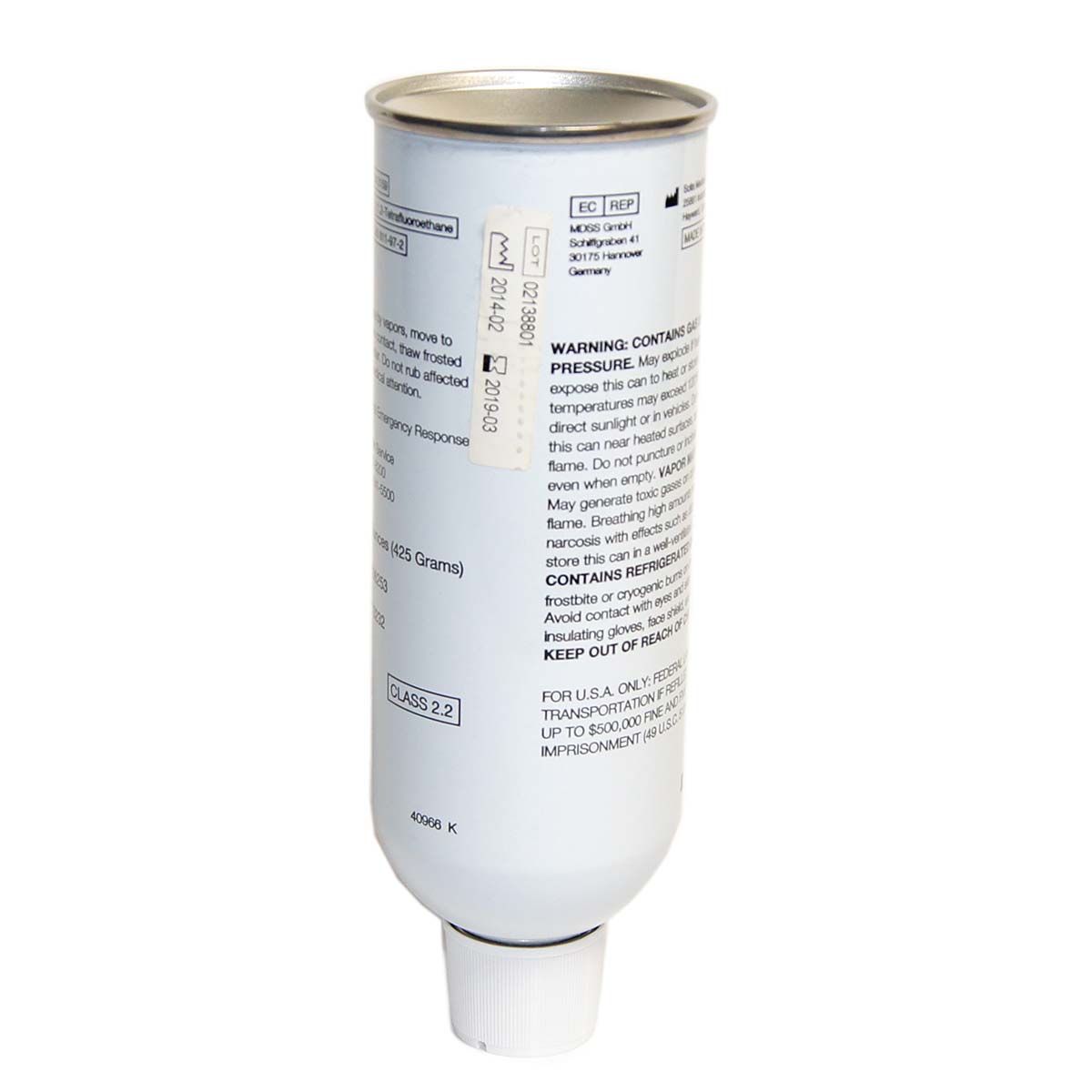 Solta Cryogen Canister Thermage TC-1-4 ThermaCool Therma Cool 425g 15oz EXP2019