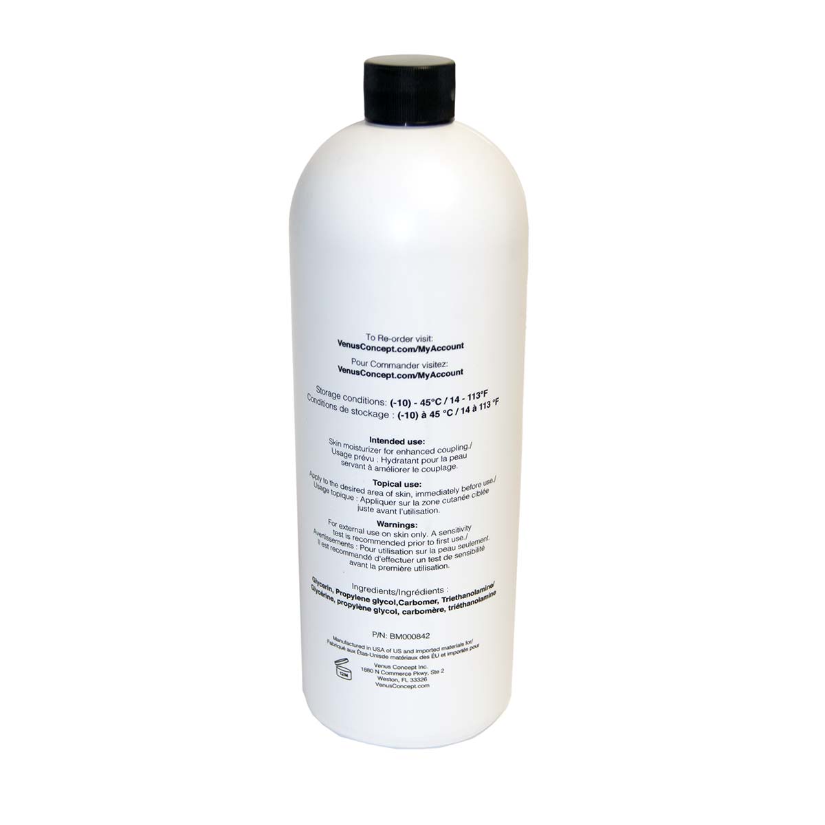 VenusConcept GLIDE RF Treatment Coupling Skin Gel 32oz EXP2023 Venus Concept