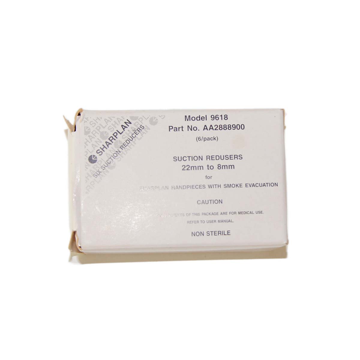 Lumenis Sharplan 22mm to 8mm Plastic Suction Reducers AA2888900 XPlume 6-Pack