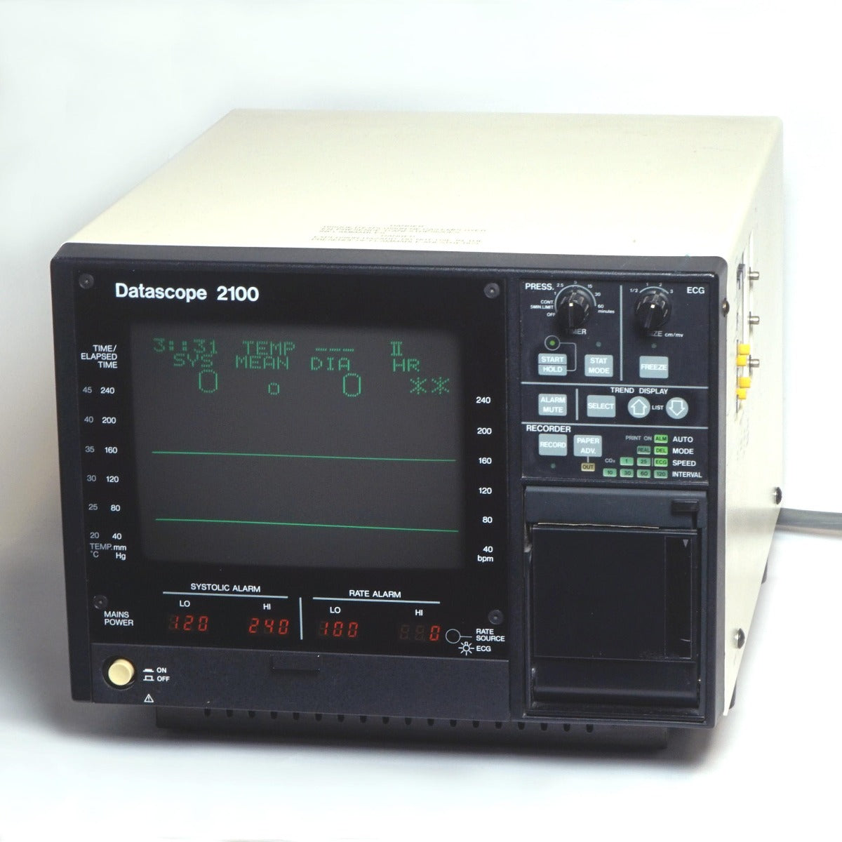 Datascope 2100 Monitor 0998-00-0023-04 700 Series Probes ECG Patient PARTS Unit