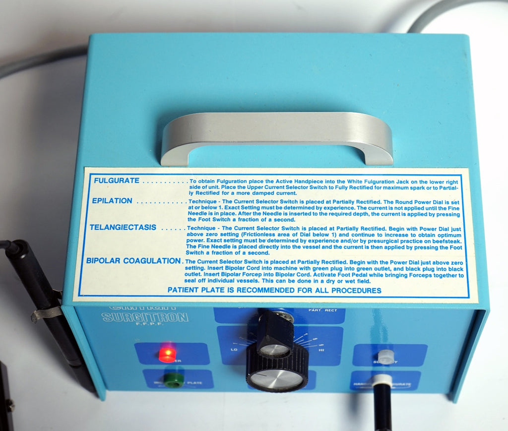 Ellman SURGITRON FFPF Electrosurgical ESU Cautery Dermatology Gynocology Device