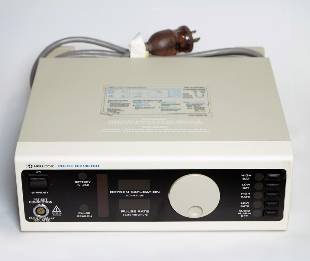 Nellcor Pulse Oximeter Arterial Oxygen Saturation N-100 Portable Cardiac PARTS