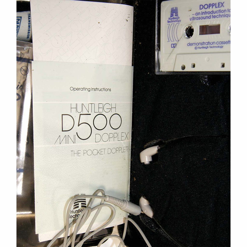 Huntleigh Technology D500 Mini Dopplex Vascular Doppler Ultrasound System As-Is