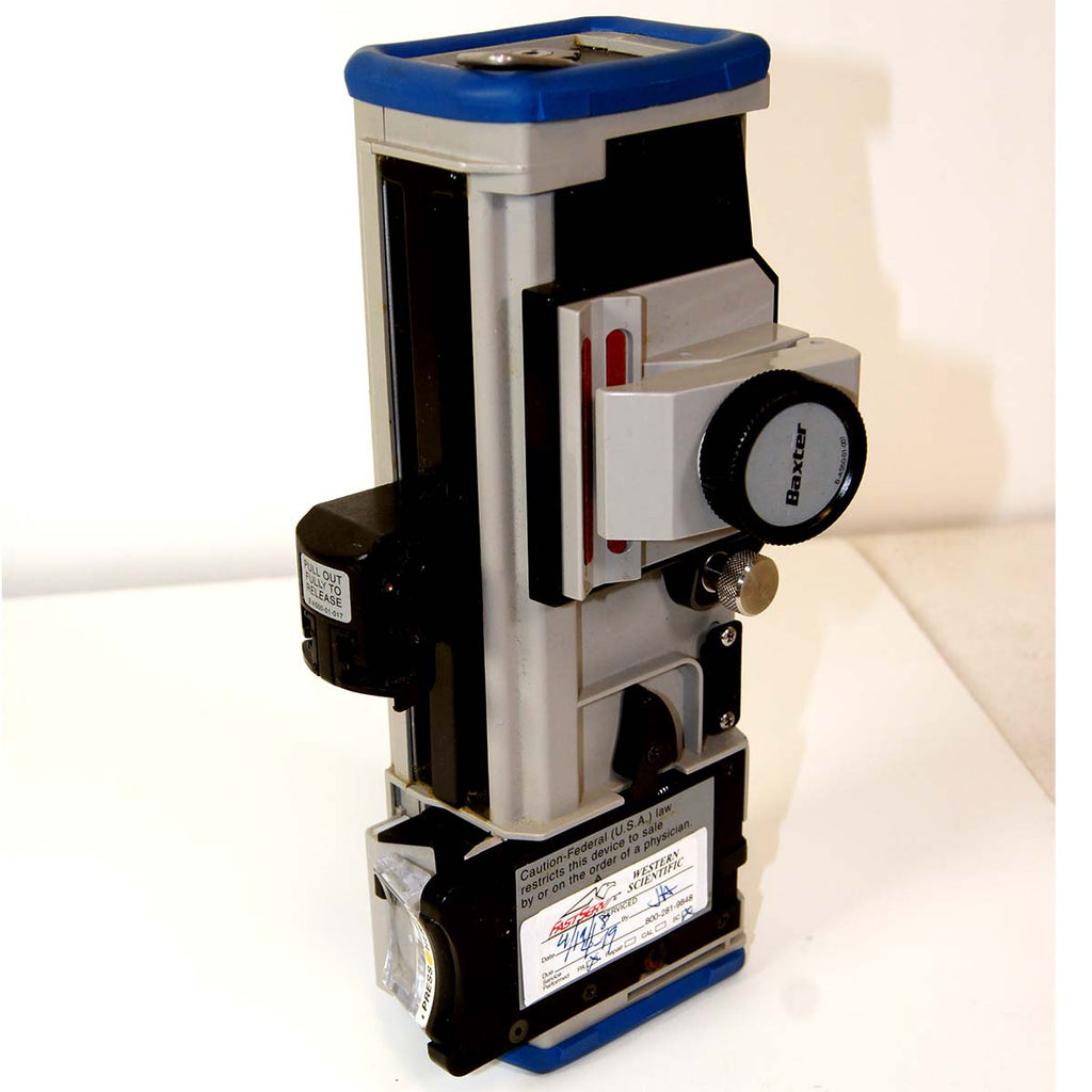 2002 Baxter AS50 Syringe Pump Infusion Hanging System with Pole Clamp As-Is