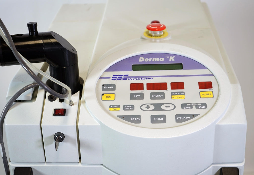 ESC Medical Systems Derma K Erbium CO2 Laser Skin Resurfacing Scanner Handpieces