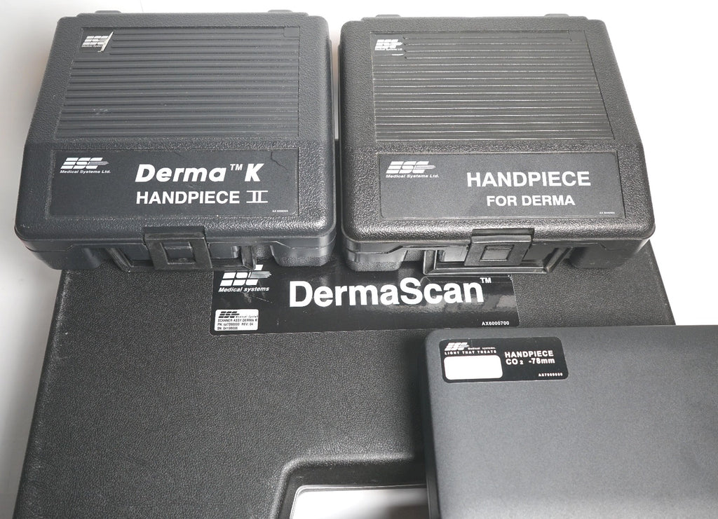 ESC Medical Systems Derma K Erbium CO2 Laser Skin Resurfacing Scanner Handpieces