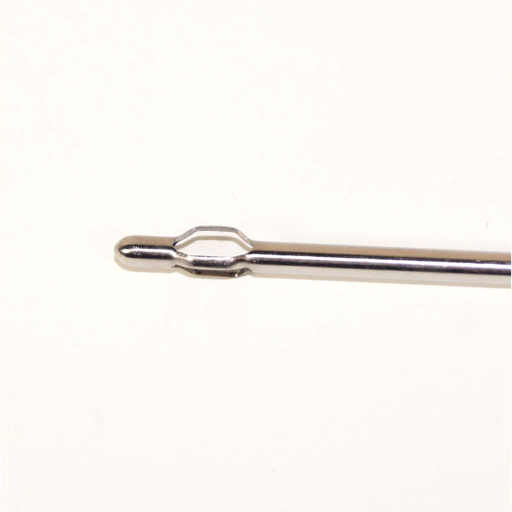 Byron Aspiration Cannula 3mm x 26cm (10.25in) with a Basket Tip Blue Handle