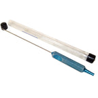 Byron Aspiration Cannula 4mm x 26cm (10.25in) with a Keel Cobra Tip Blue Handle
