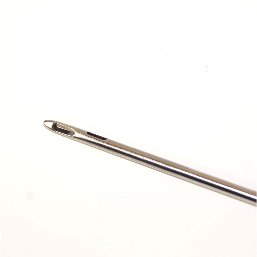 Byron Aspiration Cannula 4mm x 26cm (10.25in) with a Keel Cobra Tip Blue Handle