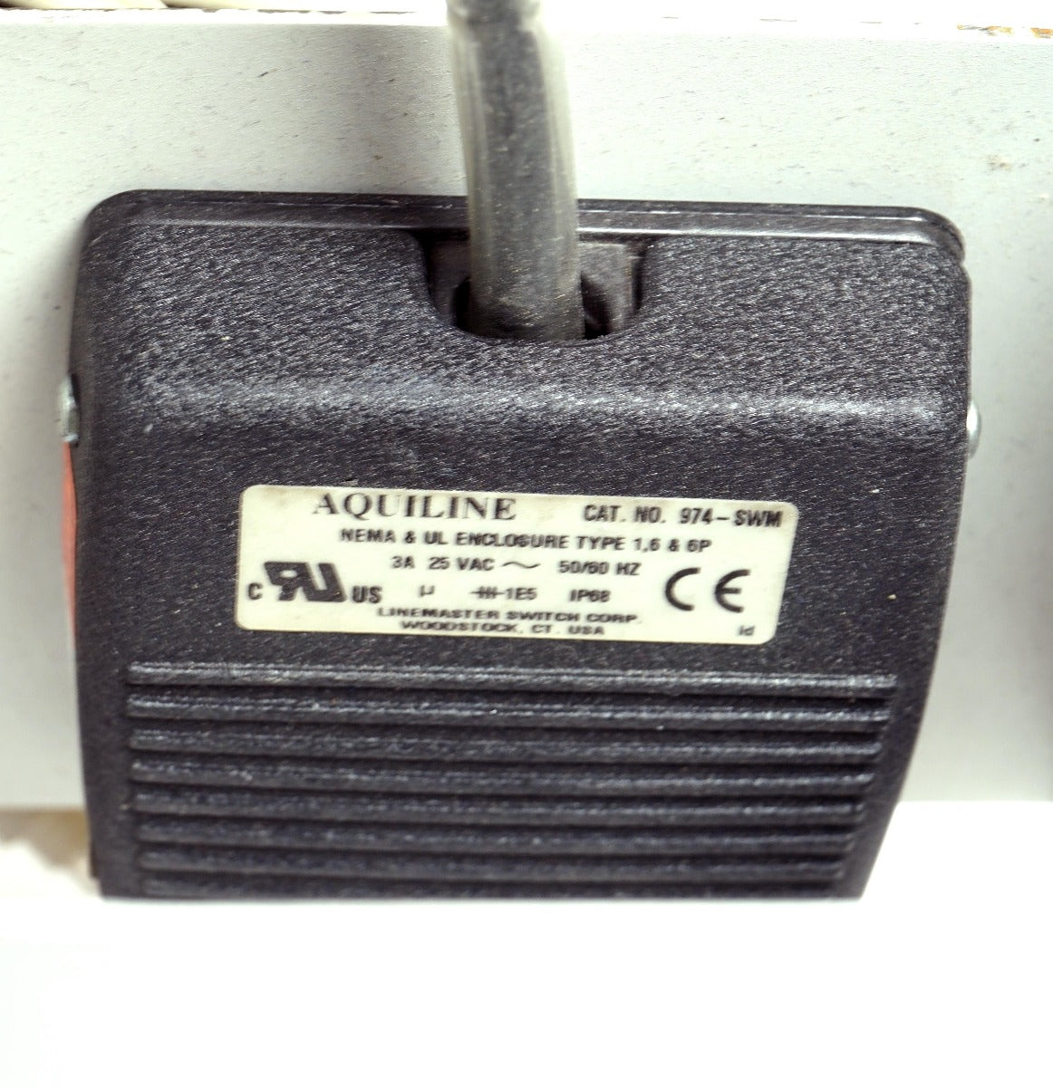 Linemaster Aquiline Laser Footswitch Pedal 974-SWM 6-Pin Foot Switch Metal Base