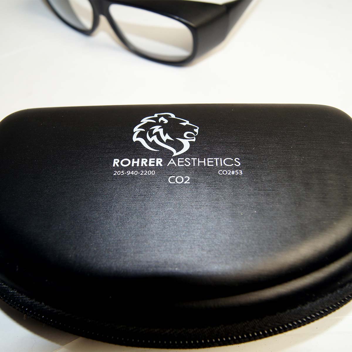 Rohrer Aesthetics CO2 Safety Eyewear Glasses PPE 190-360nm OD5+ @ 10600nm