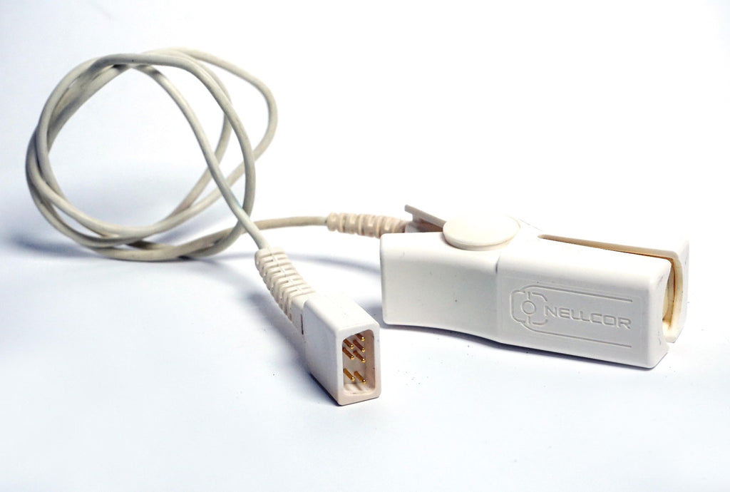 Nellcor Durasensor Adult Digit Oxygen Transducer Dura Sensor DS-100A 5-Button