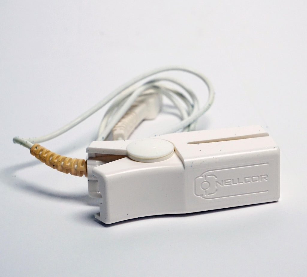 Nellcor Durasensor Adult Digit Oxygen Transducer DS-100A 7-Pin 5-Button (x1 Pc)