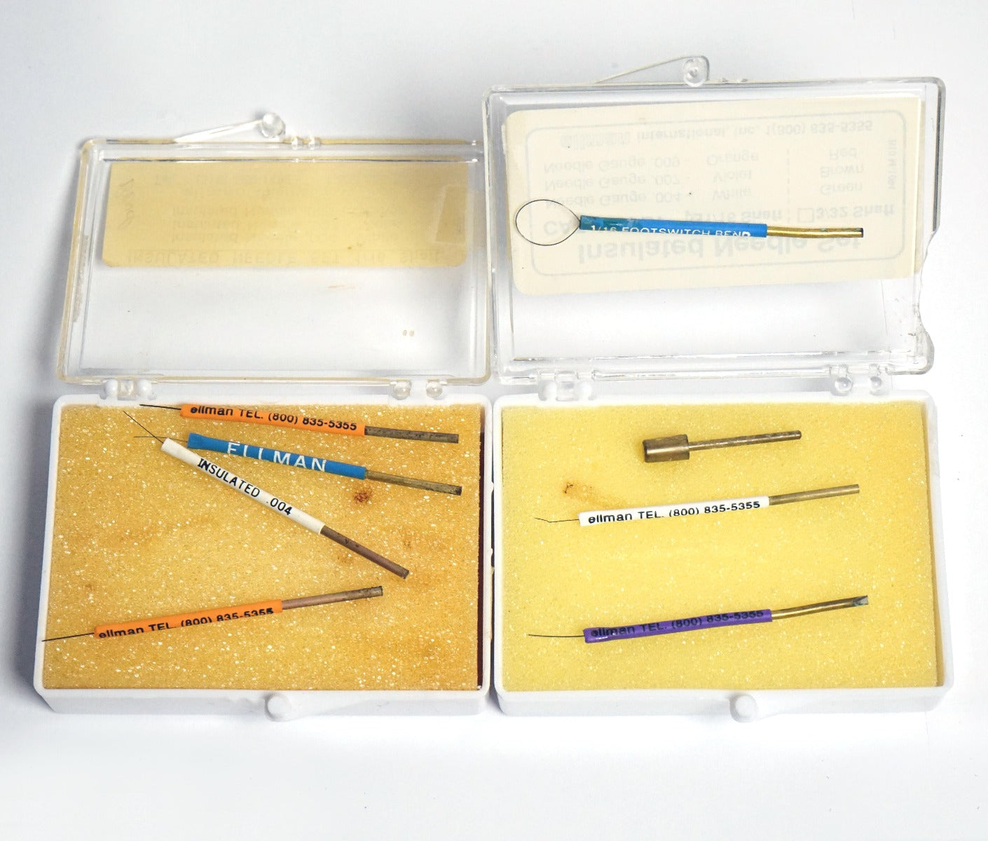 Ellman Insulated Needle D7 1/16 Shaft Varicose Veins Electrodes Cautery Tip LOT