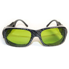 Laser Safety Glasses Green Lens Eyewear PPE DI 1064nm L5 CarbonFiber Print Frame