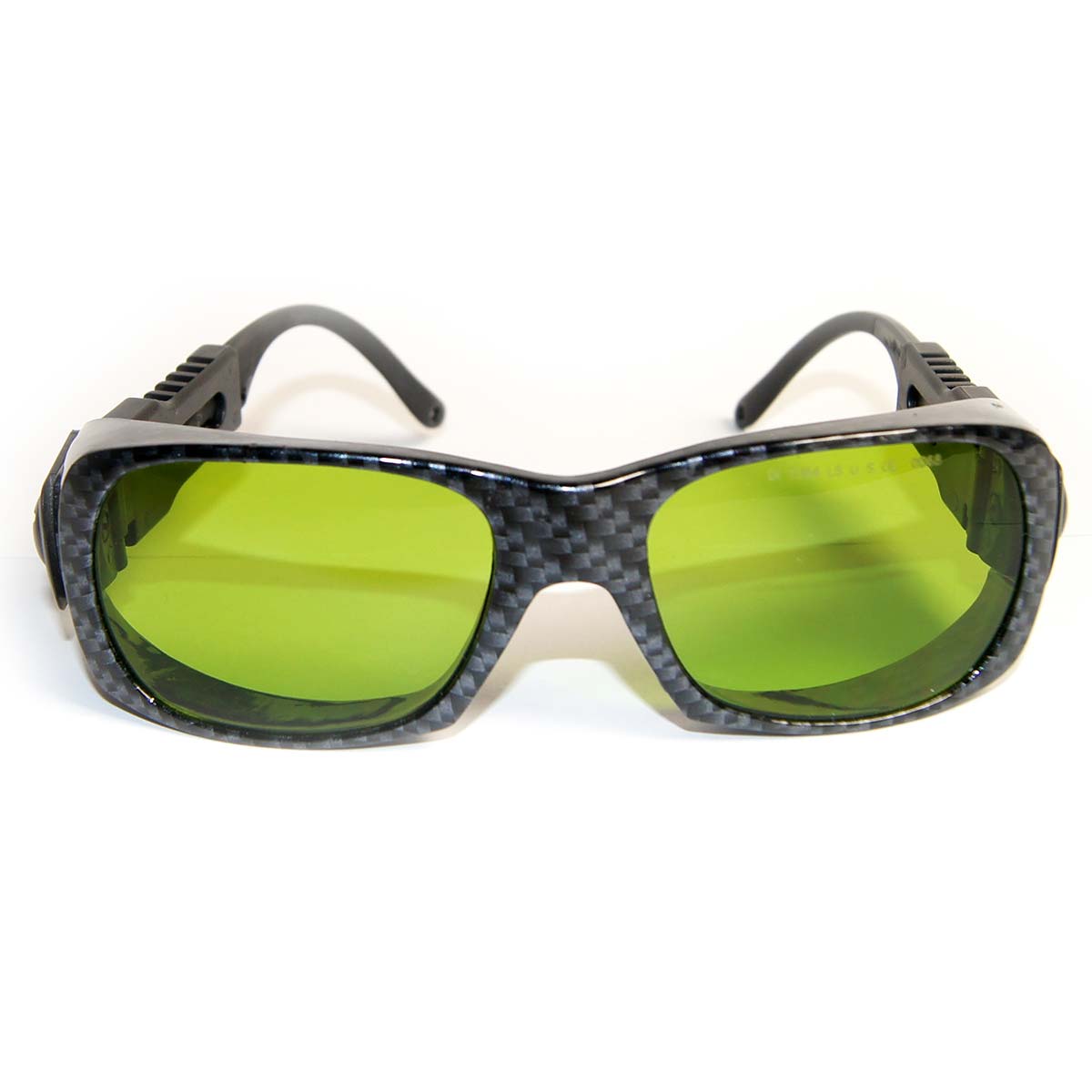 Laser Safety Glasses Green Lens Eyewear PPE DI 1064nm L5 CarbonFiber Print Frame