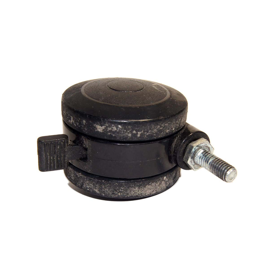 Cutera Xeo 3-inch Caster Swivel Locking Wheel Fat Black CoolGlide Parts As-Is