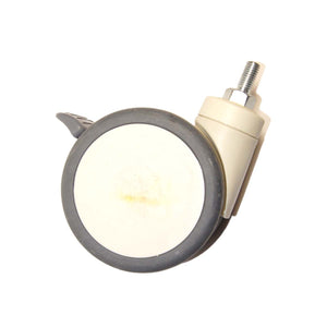 Lumenis 4.75-inch Caster Swivel Locking Wheel Off-White and Grey Parts As-Is