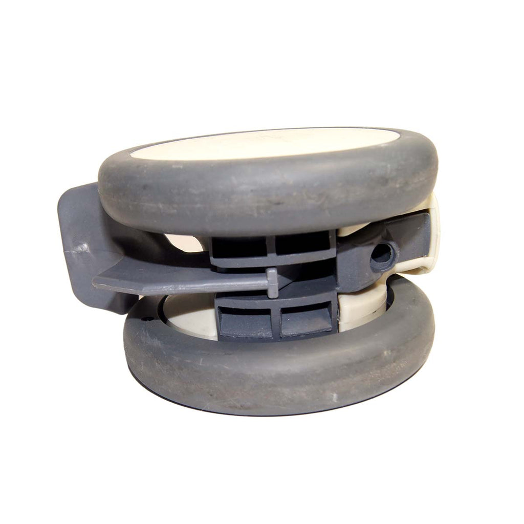 Lumenis 4.75-inch Caster Swivel Locking Wheel Off-White and Grey Parts As-Is