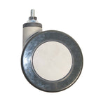 BTL Large 5-inch Caster Swivel Wheel No-Lock Off-White and Grey Parts As-Is