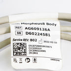 Morpheus8 Body applicator label: REF AG609126A, SN D60224581, manufactured 2022-02-10