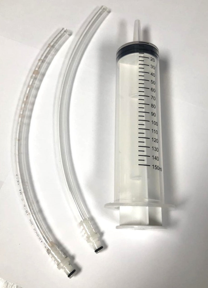 Lumenis M22 Laser Drain Flush Fill Kit Handpiece Coolant Syringe Tubing Fittings