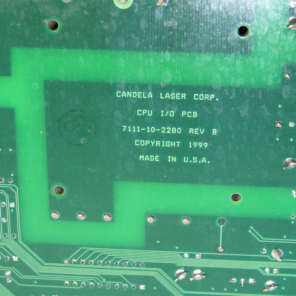 Candela Vbeam1 Laser System CPU I/O Green PCB Board 7111-10-2280 Part As-Is