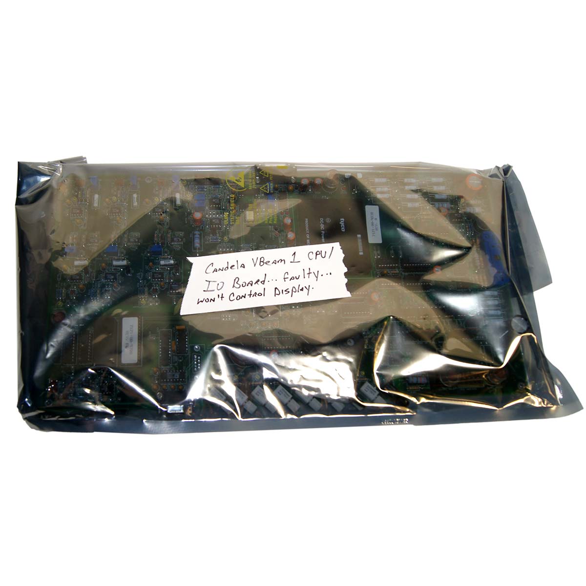 Candela Vbeam1 Laser System CPU I/O Green PCB Board 7111-10-2280 Part As-Is