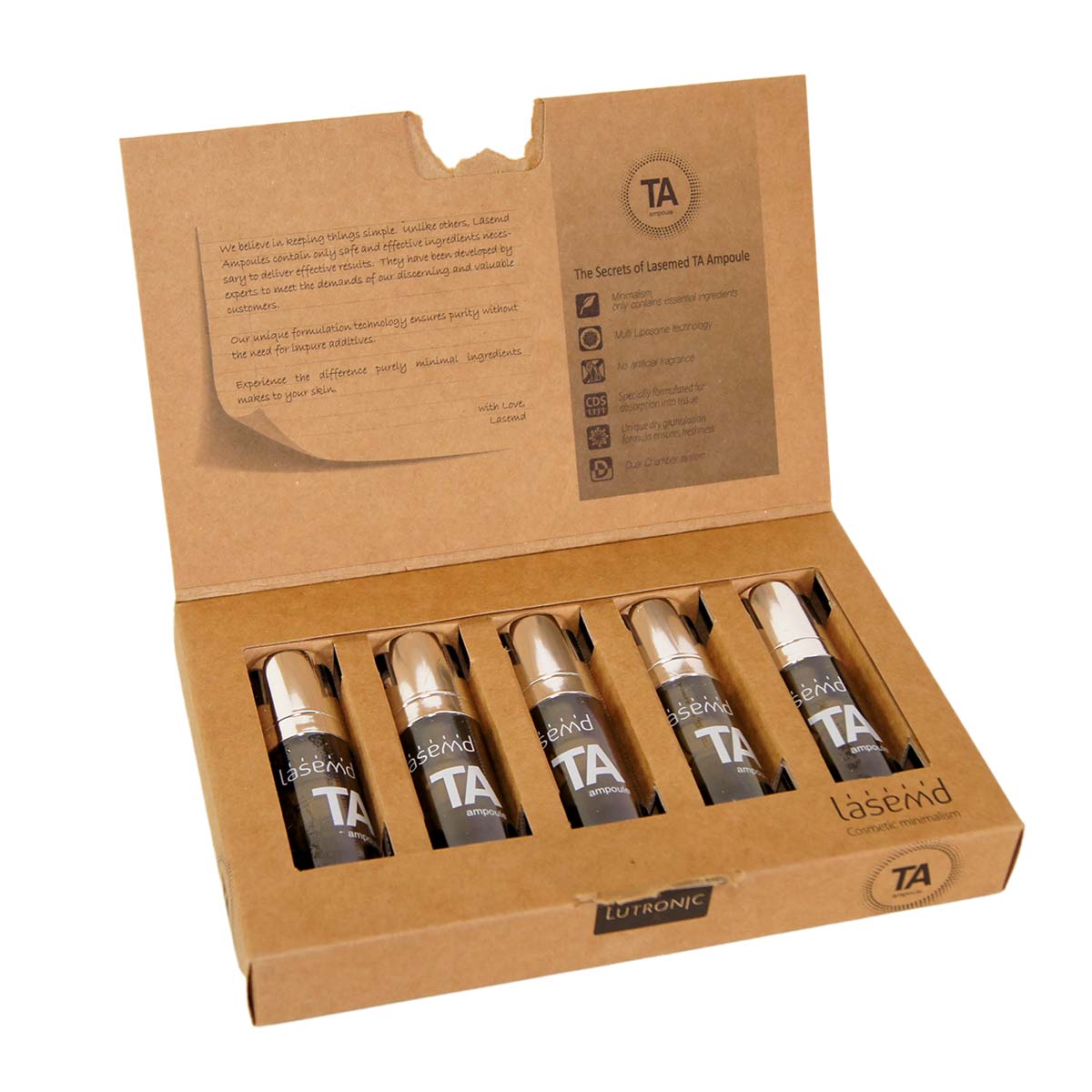 Lutronic LaseMD TA Ampoule Tranexamic Pigmentation Acid Serum .34oz 5pk EXP2024