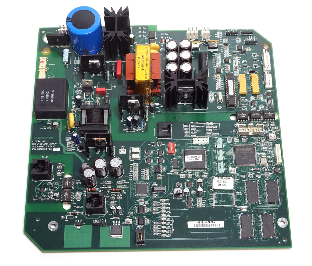 Cutera Xeo Solera Laser Display Board Green PCB Computer 6000273 7000273 PARTS
