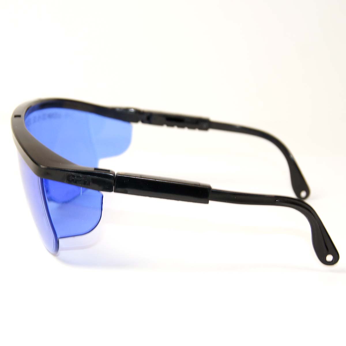 Glendale 31-3956 Laser Safety Glasses PPE Blue Lens 590-600nm OTF Eyewear w Case