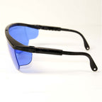 Glendale 31-3956 Laser Safety Glasses PPE Blue Lens 590-600nm OTF Eyewear