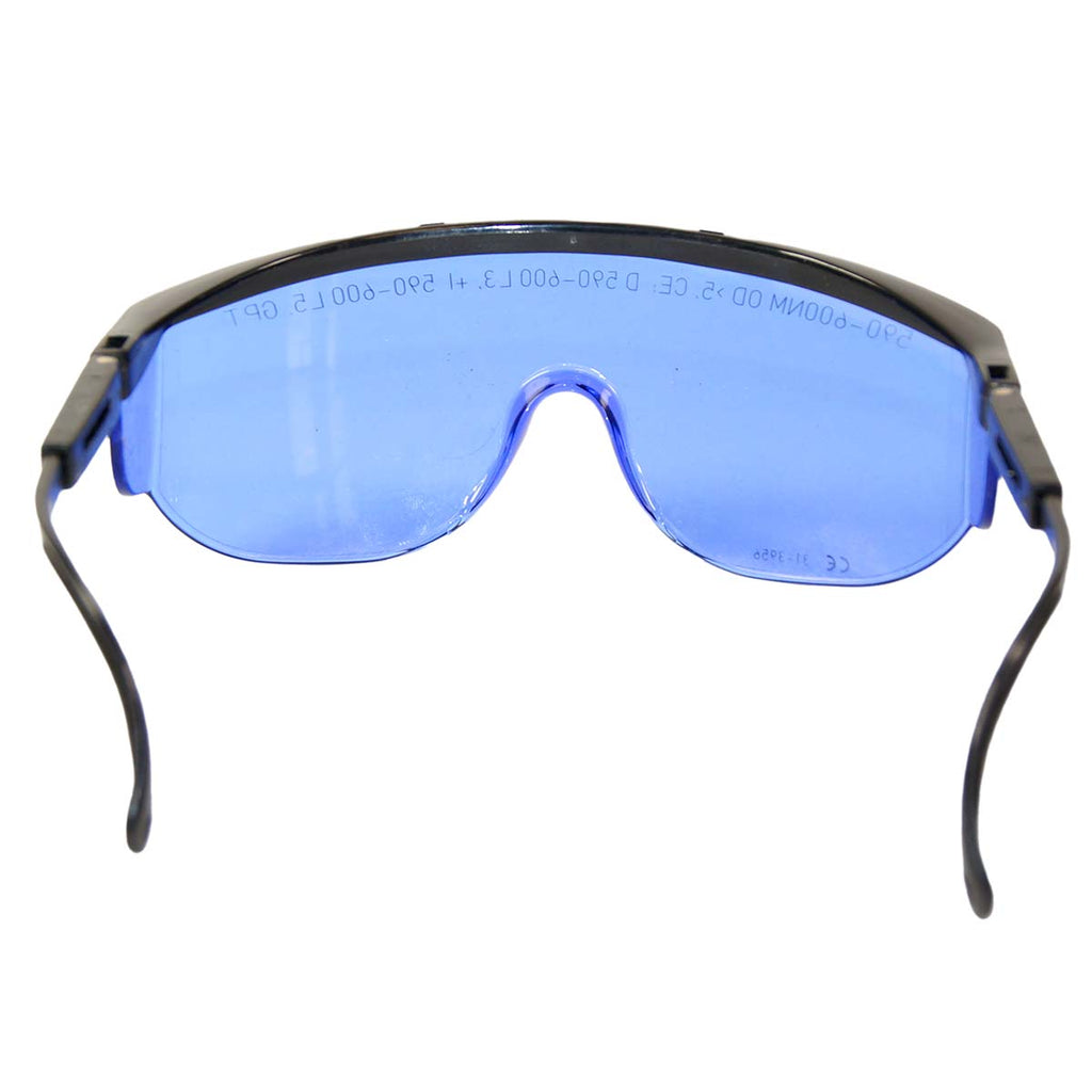 Glendale 31-3956 Laser Safety Glasses PPE Blue Lens 590-600nm OTF Eyewear